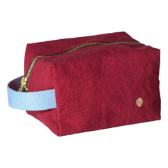 La cerise sur le gâteau - Cube cosmetic bag | Cherry Red