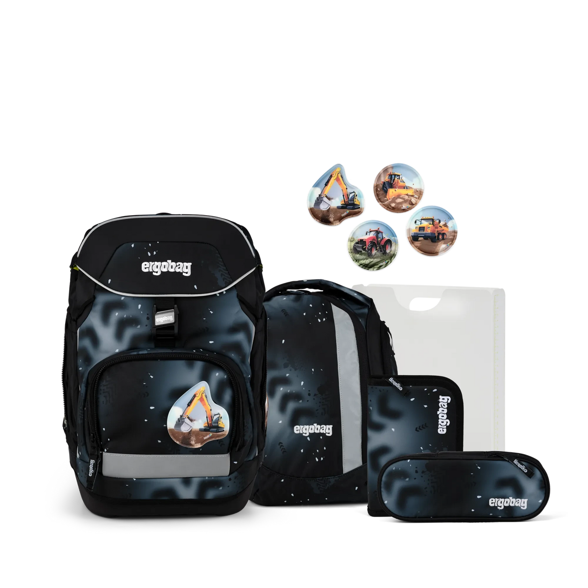 Ergobag - School Backpack Set Pack Cementbear