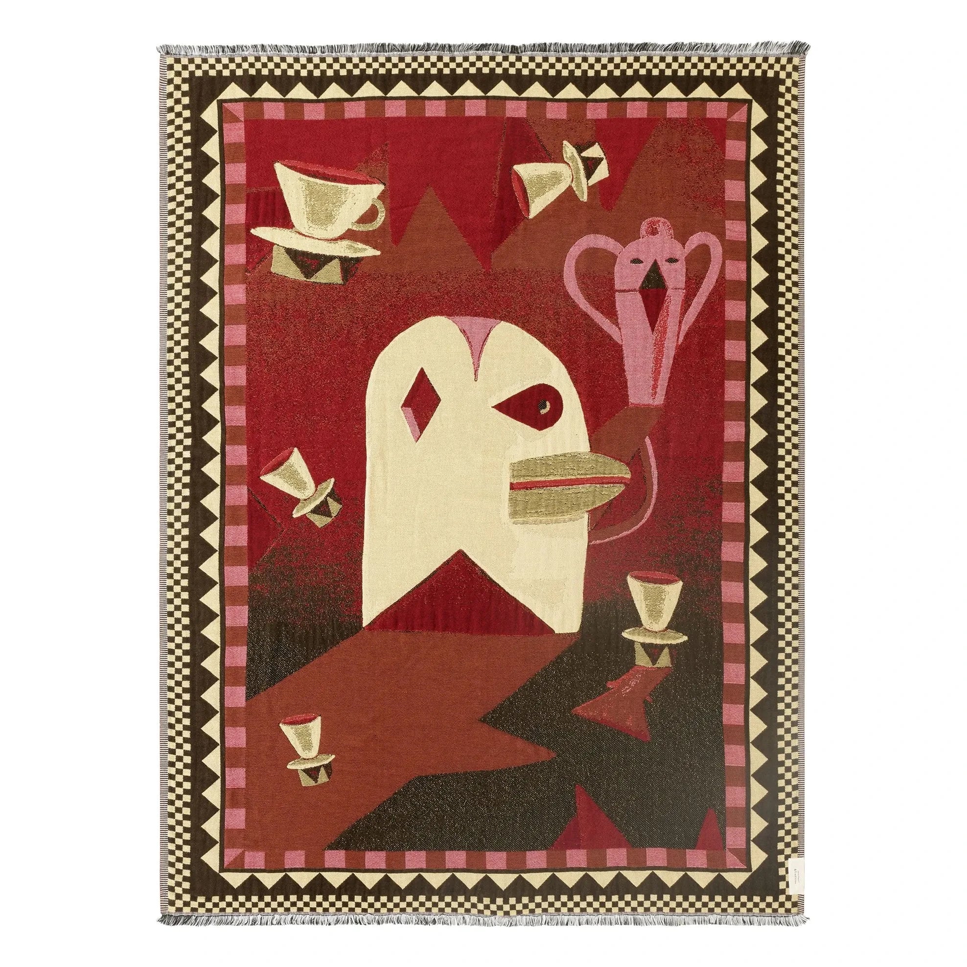 & Tradition - Momento JH46 Scarf, Jaime Hayon | Burgundy