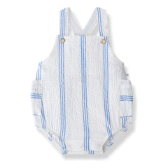 1+ in the family - Striped Portitxol jumpsuit | Light blue