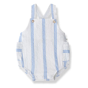 1+ in the family - Striped Portitxol jumpsuit | Light blue