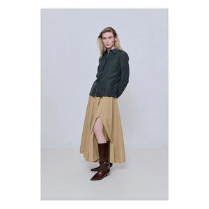 Augusta - Sydney Patent Boots | Chocolate
