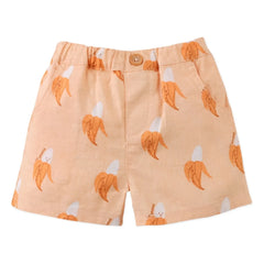 Gingersnaps - Thomas Banana Linen Shorts | Orange