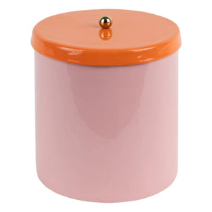 Present Time - Pink Funky Retro Double Pot