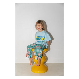 Club Trésor - Floral Patterned Pants | Clay