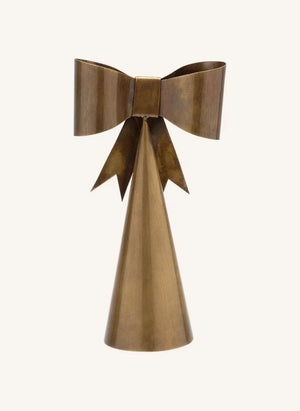 Anna + Nina - Radiant Ribbon Christmas Tree Topper | Gold