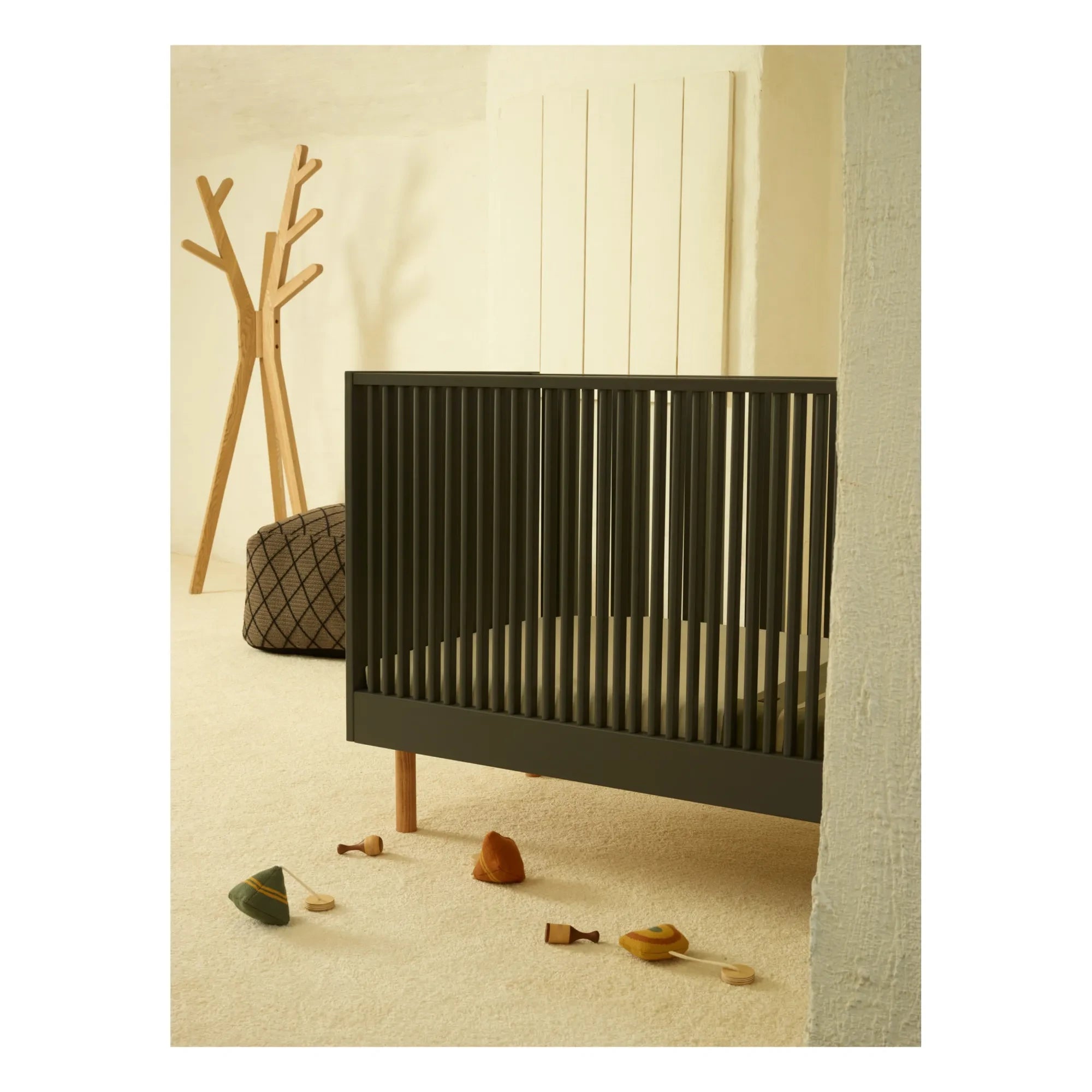Quax - Heiko Cot - 60 x 120 cm | Black