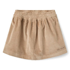Copenhagen Colors - Organic Cotton Corduroy Skirt | Beige