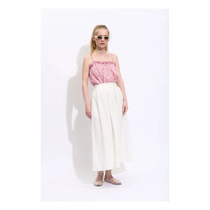 BELLEPIECE - Claude Cotton Skirt | White