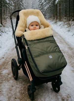 Kaiser - Dublas 2.0 universal lambskin footmuff | Khaki