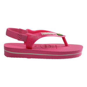 Havaianas - Baby Brasil Logo Flip Flops | Pink