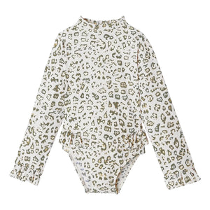 Lison Paris - Savanna Leopar UV Koruma Mayo | Ecru