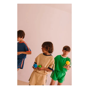 We Are Kids - Taylor Kontrast Organik Pamuk Tişört | Meadow Green