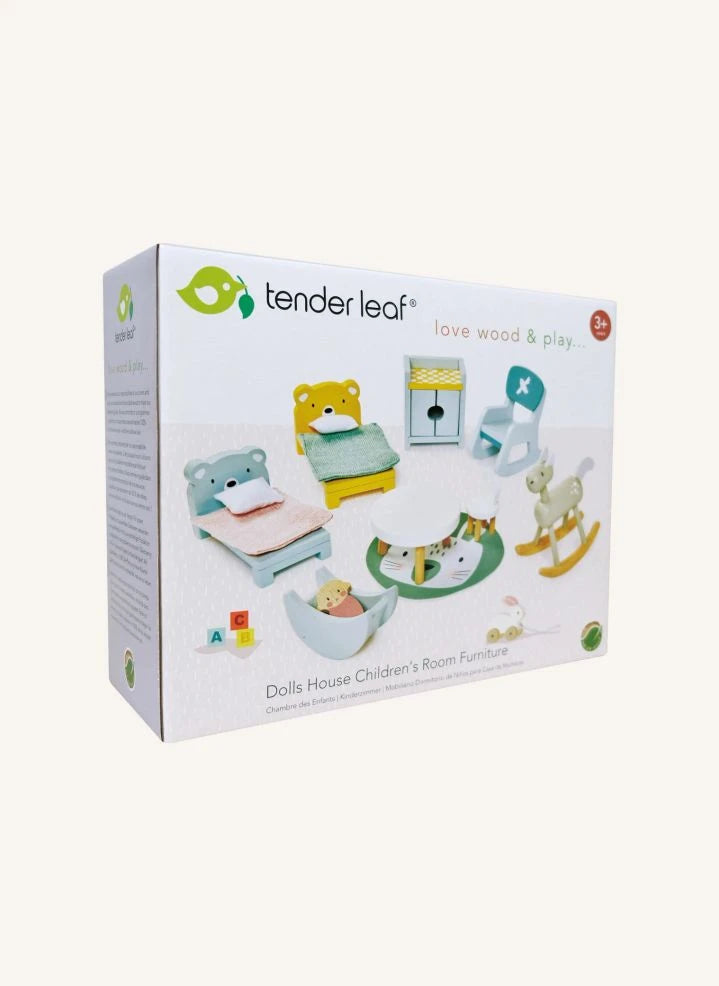 Tender Leaf Toys - Children's Bedroom for Dollhouse
