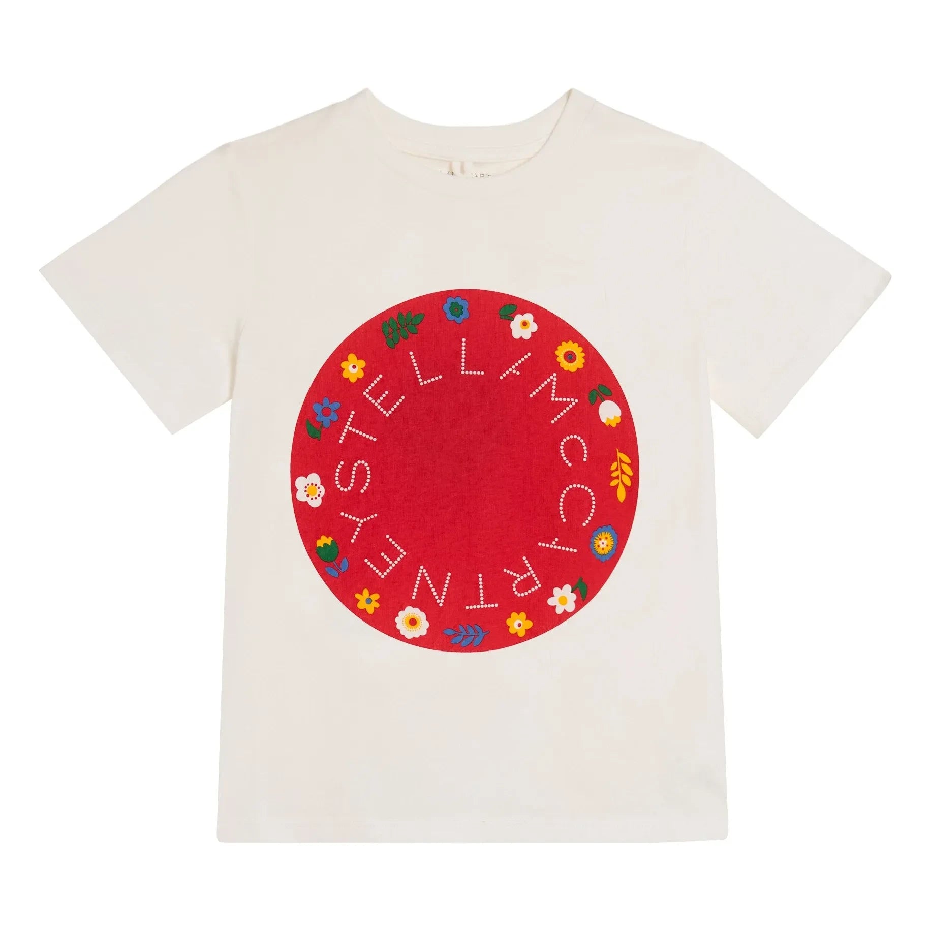 Stella McCartney Kids - Organik Pamuklu Tişört | Fildişi