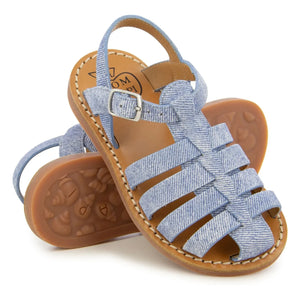 Pom d'Api - Beach-Stitch Dad Sandals | Denim Blue