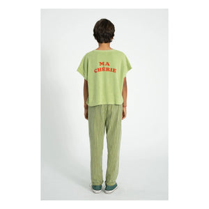 Piupiuchick - Ma Chérie Organic Cotton Sponge T-Shirt | Olive