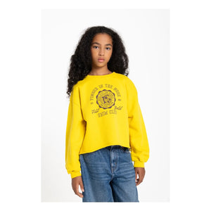 Finger in the nose - Organic cotton BAY sweatshirt | Yellow
