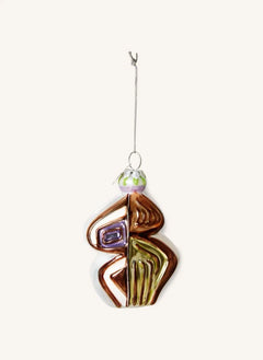 HKliving - Anatomical Oval Glass Christmas Ornament
