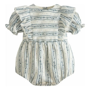 C'era Una Volta - Nina Striped Romper | Blue