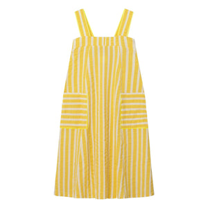 Dr Bloom - Lemon Yellow Striped Dress