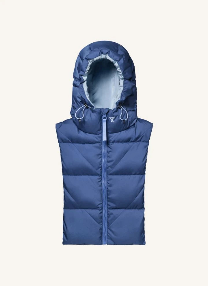 Fudoon - Reversible Hooded Down Jacket | Ice Blue