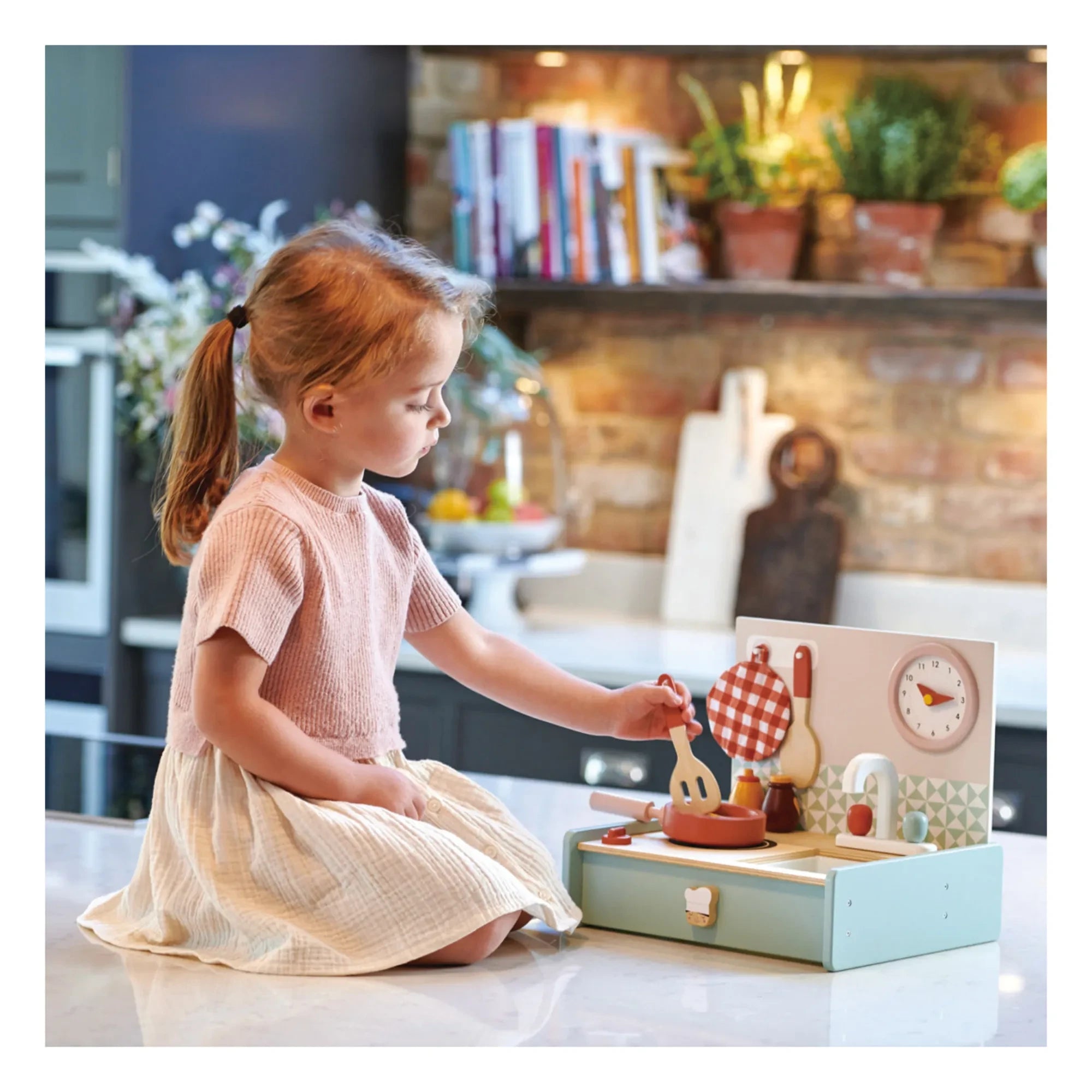 Tender Leaf Toys - Wooden Play Kitchen and Accessories
