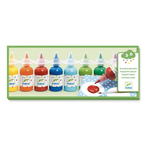 Djeco - Watercolor Paints - Set of 8