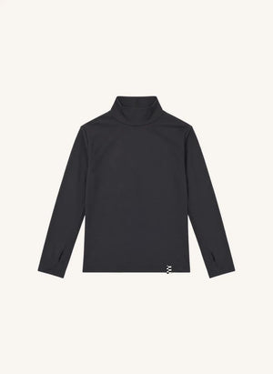 Finger in the nose - Spotted Turtle Neck Sweater | Black