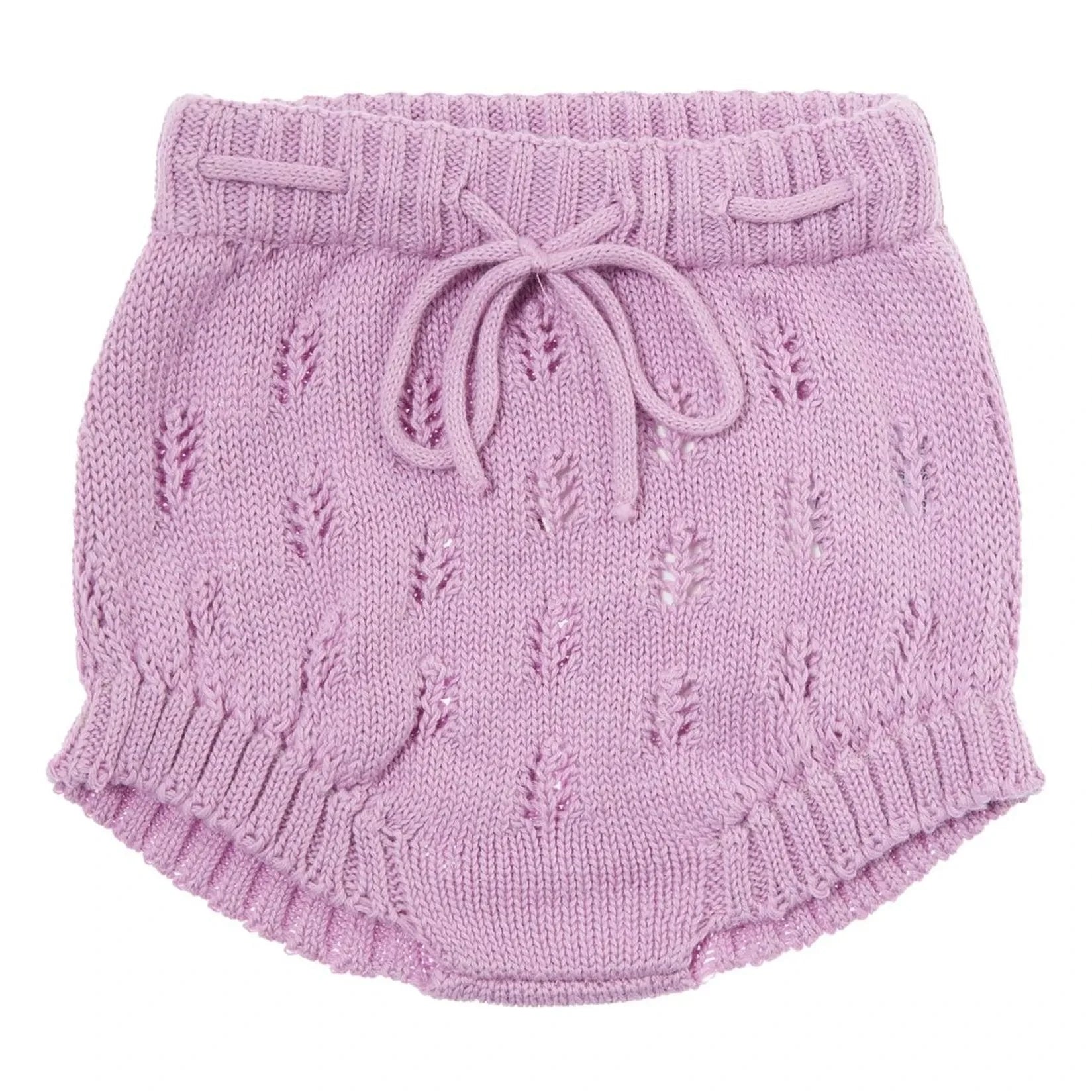 Tocoto Vintage - Knitted Bloomers | Lilac