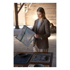 Libeco - Arlo Linen Napkin | Carbon