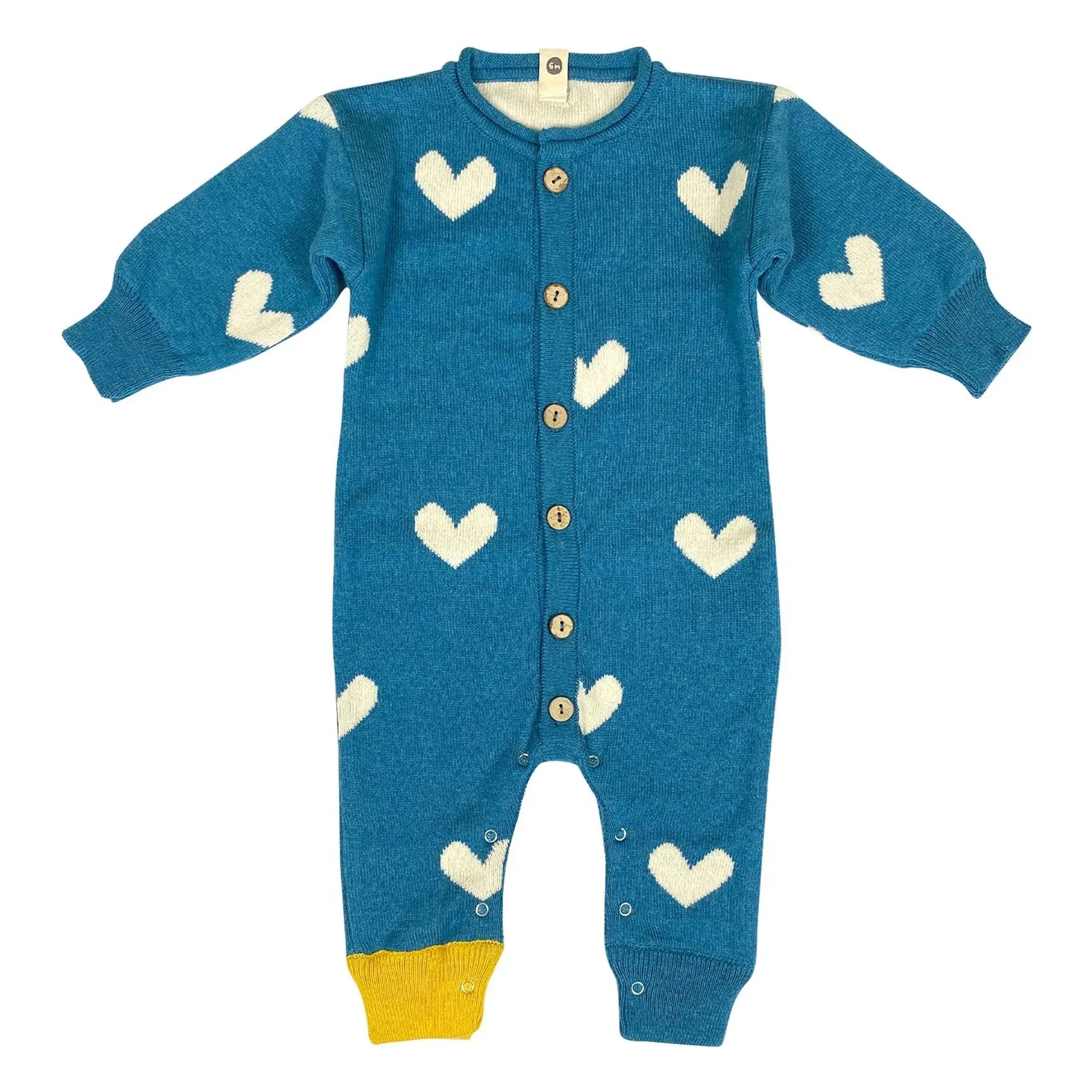 Bayiri - Cute Organic Cotton Romper | Blue