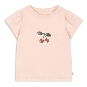 Konges Sløjd - Famo Cherry Organic Cotton T-Shirt | Pink