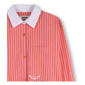 Zadig & Voltaire - Striped Shirt Dress | Pink
