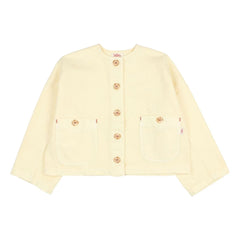 Búho - Denim Lyocell Jacket | Pale Yellow