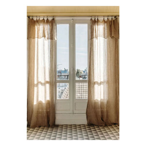 Le Monde Sauvage - Harmattan Izamal Curtain | Yellow