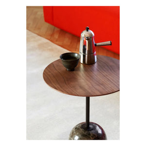 & Tradition - Lato LN8 Side Table, Walnut Top