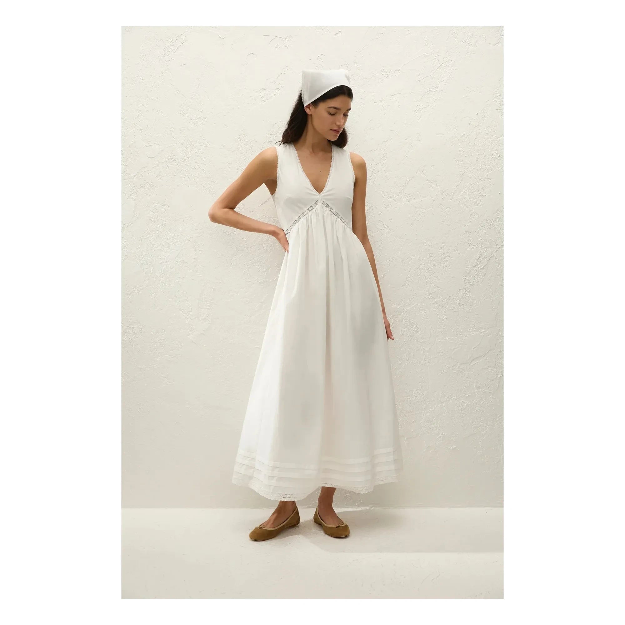 Faithfull the Brand - Fiora Cotton Dress | White
