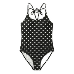 Smallable Kid - Amandy Polka Dot Swimsuit | Black