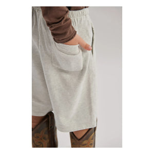 American Vintage - Ykobow Jogger Shorts | Heather White