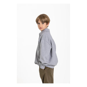 Hundred Pieces - Phoenix Pretzel Organik Pamuk Polo Shirt | Heather grey