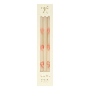 Meri Meri - Pink Ribbon Candles - Set of 2