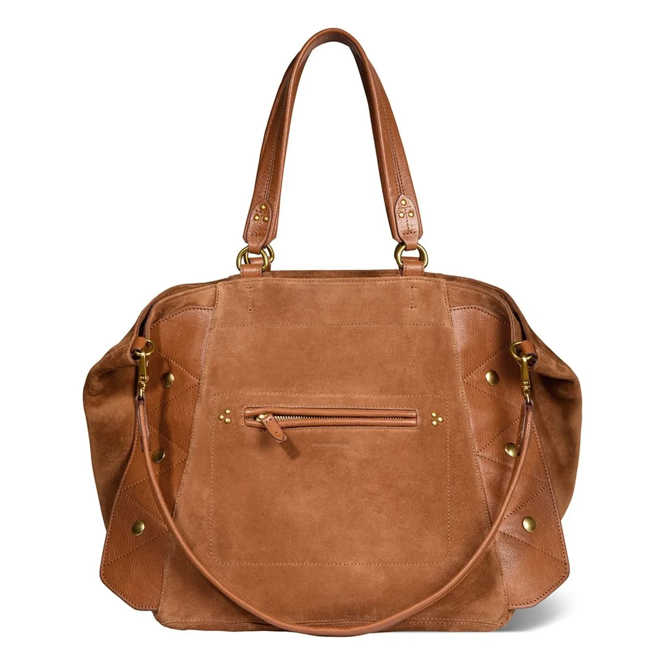 Jérôme Dreyfuss - Roger Bag Velvet Finish | Caramel