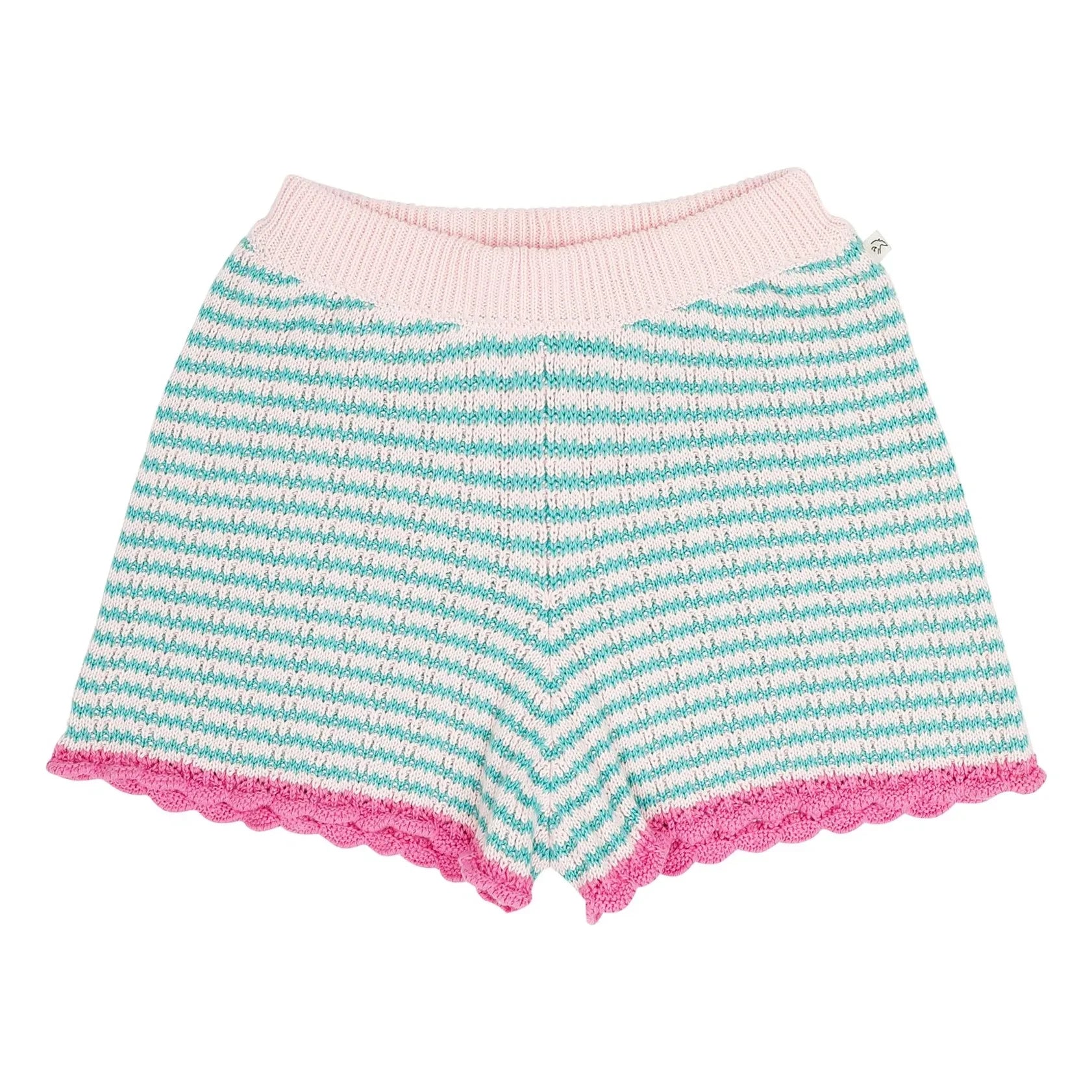 Jenest - Short Pointelle Lara Organic Cotton | Turquoise