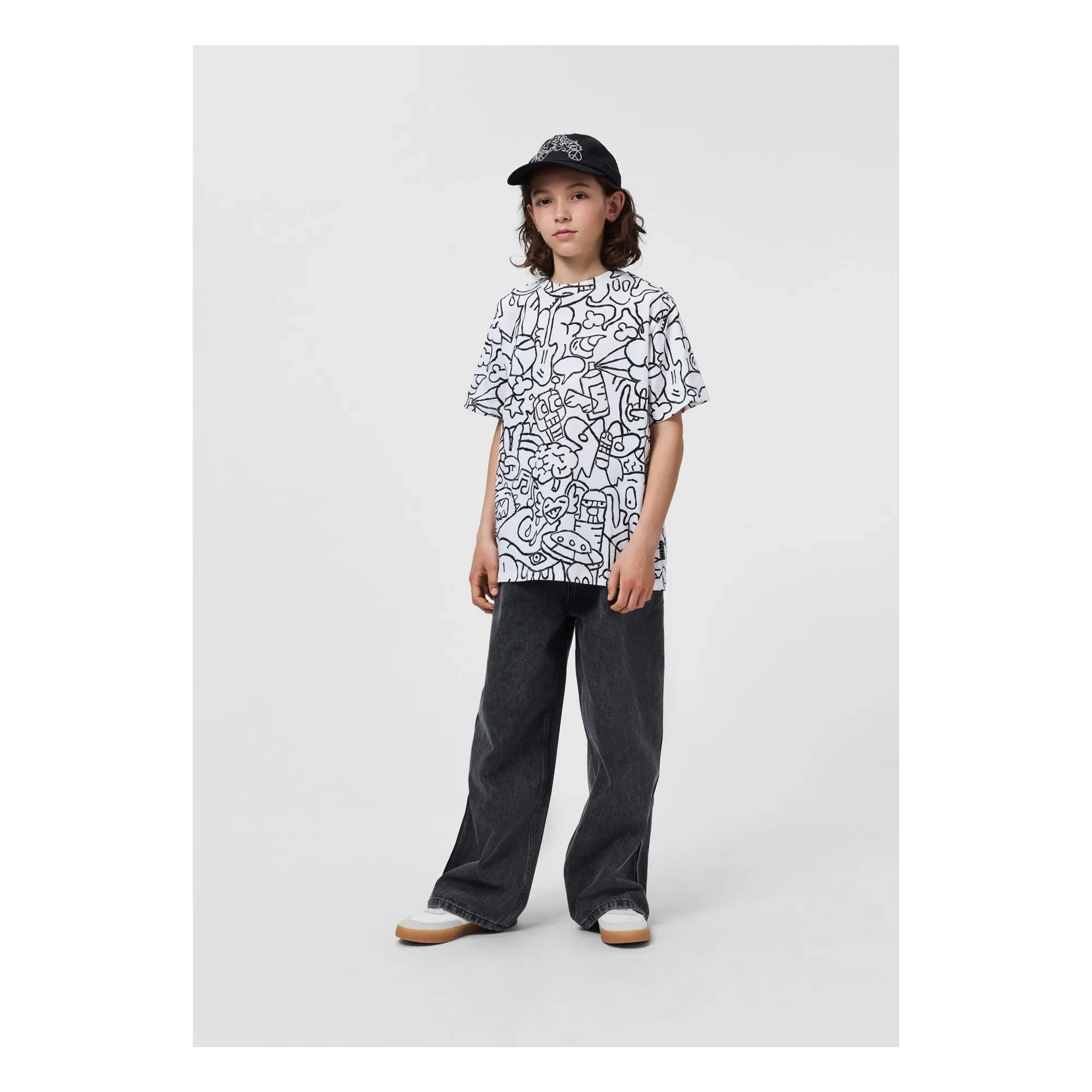 Molo - Rodney Doodles Organic Cotton T-Shirt | White