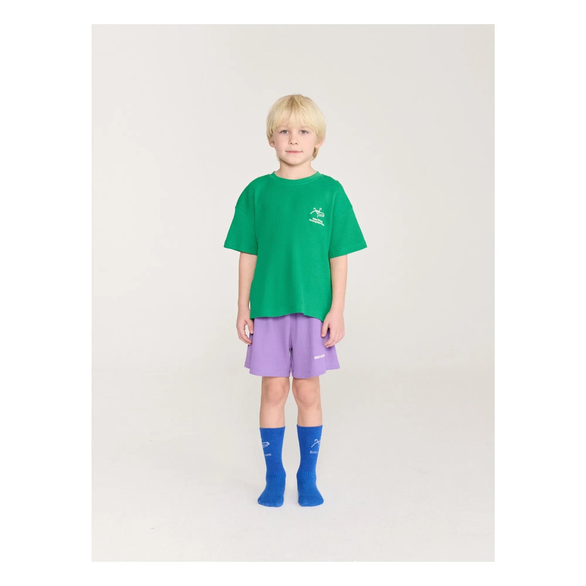 Bobo Choses - Organic Cotton Crocodile T-Shirt and Shorts Set | Green