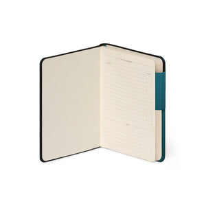 Legami - Notebook with Blank Pages and Monochrome Soft Cover - Deep Teal - My Notebook