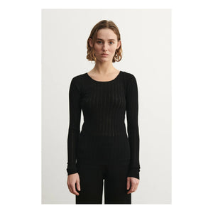 FUB - Pointelle Merino Wool Underwear - Women's Collection | Black