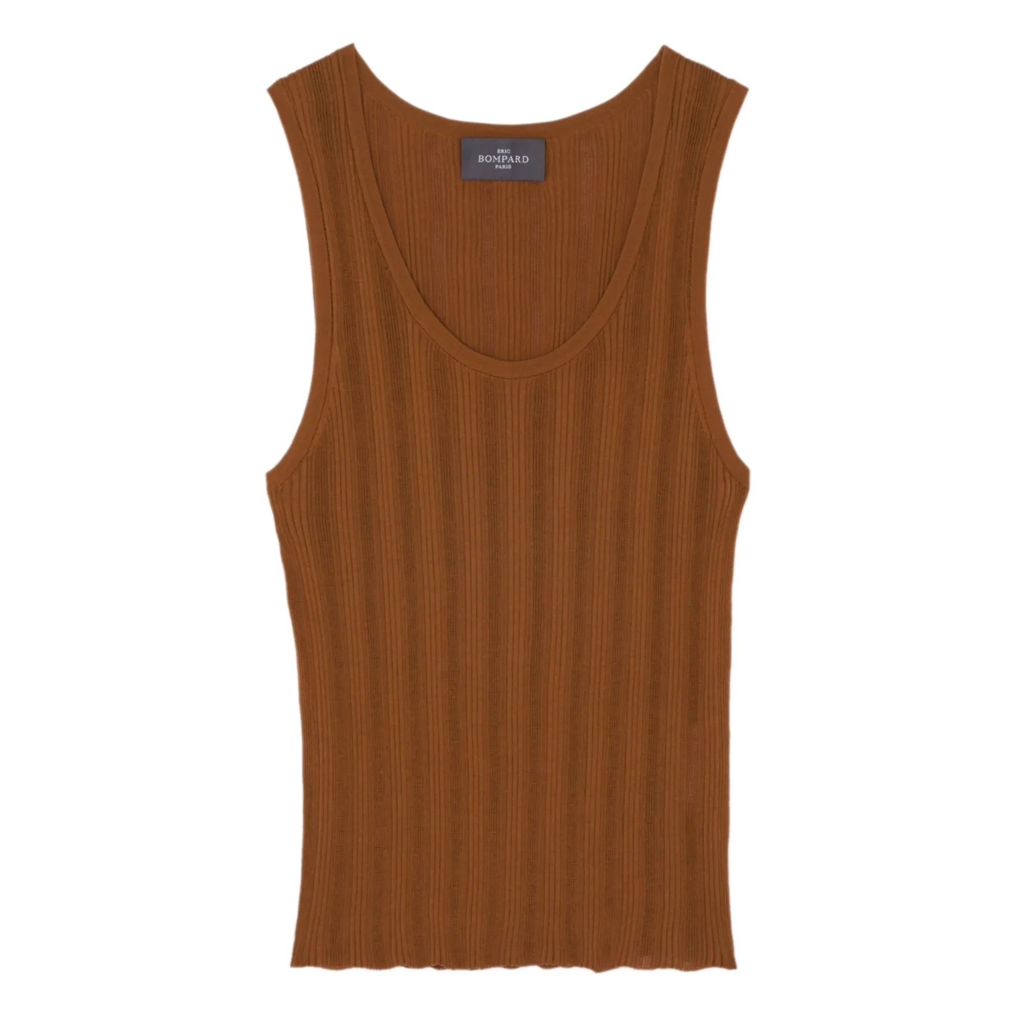 Bompard - Cotton Tank Top | Brown