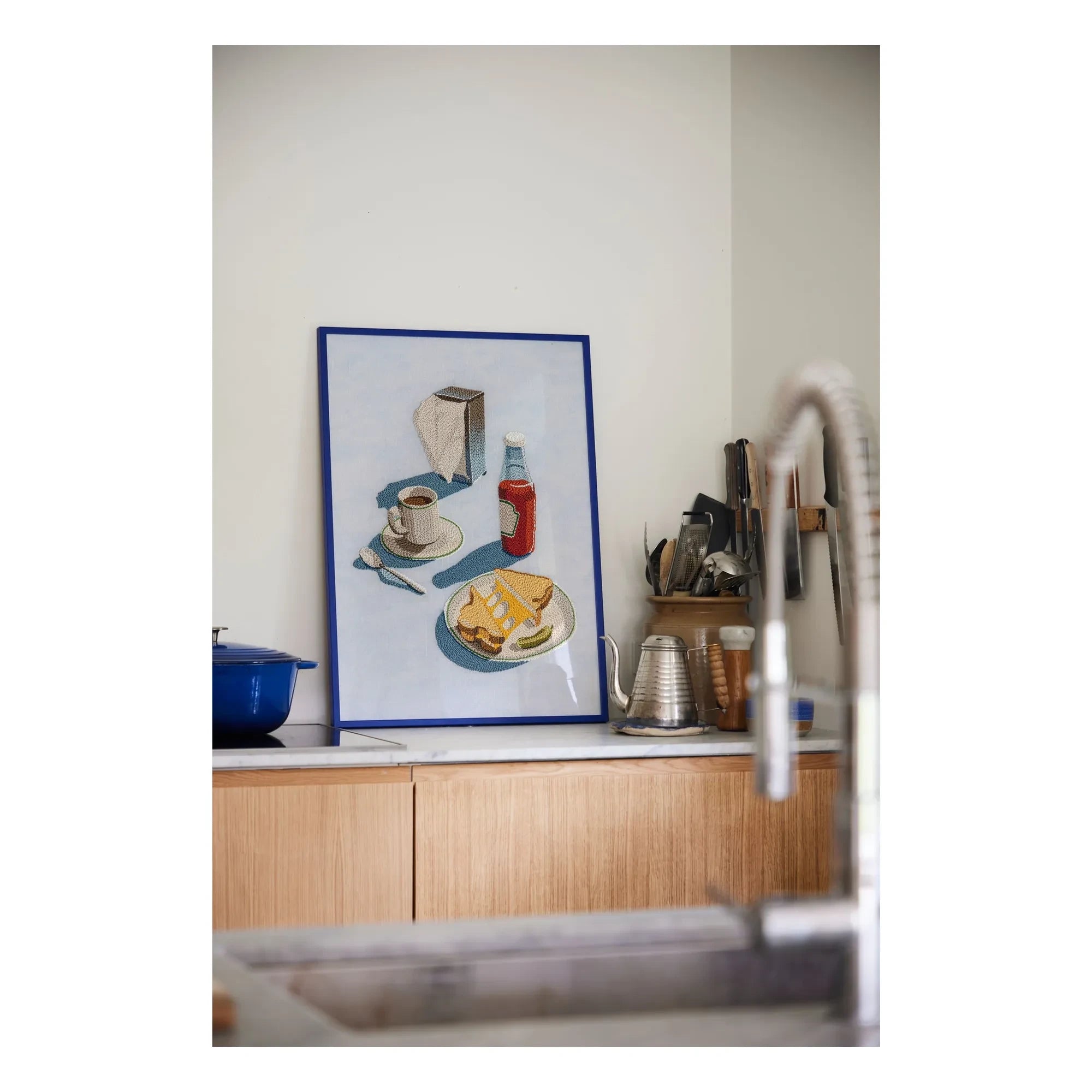 Paper Collective - House Special poster, Adrienna Matzeg | Blue
